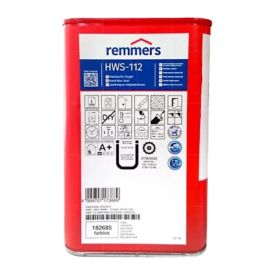 REMMERS HWS-112 HARTWACHS-SIEGEL 1 LTR Klarlack 1K-Versiegelung Holzschutz - Bild 1 von 2