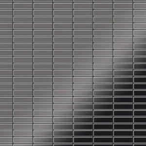 Mosaico azulejo macizo metal titanio alto brillo gris oscuro 1,6 mm cabina-Ti-SM - Imagen 1 de 4