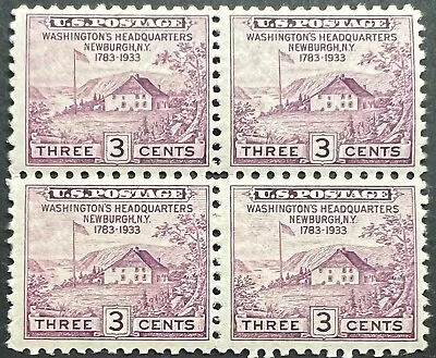 Scott#: 727 - Washington's Headquarters at Newburgh Block of Four MNHOG - Lot B3 - Image 1 of 2