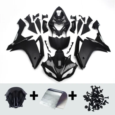 Kit de carenado negro para Yamaha YZF R1 2007 2008 YZF1000 07 08 carrocería de inyección Foto 1 de 4