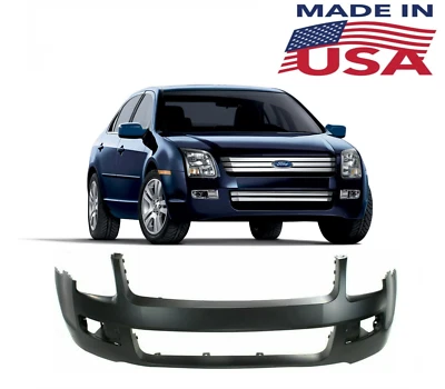 NEW Primed Front Bumper Cover For 2006-2009 Ford Fusion SHIPS TODAY - Image 1 of 4