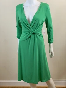 Vestido LILLY PULITZER Talla Pequeña "Danni" Verde Manga 3/4 Hasta la Rodilla. Nuevo con etiquetas - Imagen 1 de 12