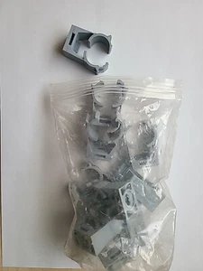 Lot of 10 Non-Metallic Pipe Hanger Latching Clip 3/4" - Picture 1 of 6