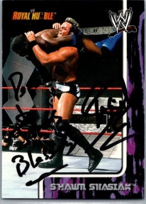 2002 -Shawn Stasiak- Fleer Autograph/Signed/Auto WWE WCW WWF Card #24 - Image 1 of 2