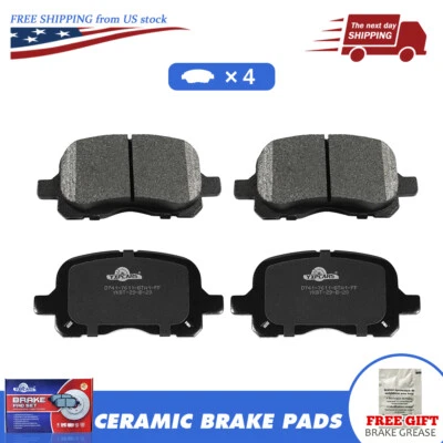 Juego de pastillas de freno de disco delanteras de cerámica para Chevrolet Prizm Toyota Corolla 1998-2002 Foto 1 de 4