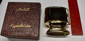 URNA SIGARETTA VINTAGE MARHILL MADE IN JAPAN PLACCATA ORO NOS IN SCATOLA - Foto 1 di 2