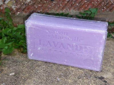 Scented French Soap Savon de Marseille Extra-Gentle Lavende de Provence  100g - Image 1 of 4