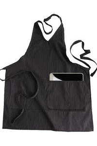 Edwards Unisex 2-Pocket V-Neck Bib Apron - 9009 FREE SHIPPING! - Picture 1 of 3