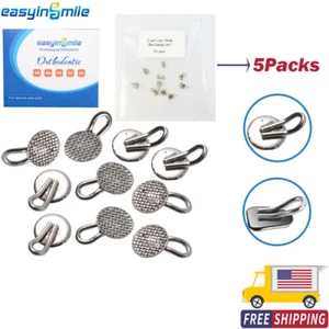 50Pcs Dental Orthodontic Brackets Traction Hooks Round/Rectangular Caplin Hook  - Picture 1 of 13