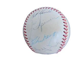 Salón de la Fama y Estrellas 1978 Yankees y Texas Rangers Firmado (X12) Certificado de Autenticidad de Béisbol - Imagen 1 de 8