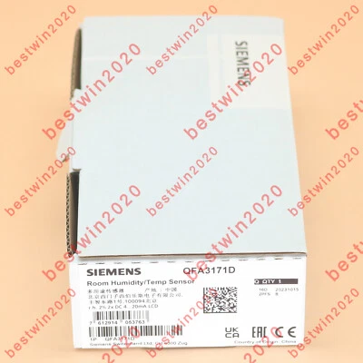 ONE Siemens QFA3171D Temperature&Humidity Sensor In Box -New FAST SHIP - Image 1 of 4