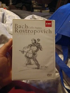 Bach - the Cello Suites (Rostropovich) [DVD] [Region 1] [NTSC] -  Rare 2 DVDS - Picture 1 of 3
