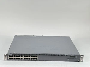 Juniper EX4300-24T-AFO Switch 24x BASE-T 4x QSFP+ 1x PSU 350W AFO Front-to-back - Picture 1 of 10