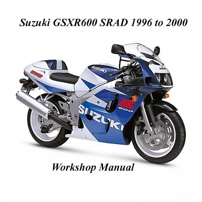 MANUAL DE TALLER SUZUKI GSXR 600 SRAD 1996 a 2000 - Archivos PDF Foto 1 de 2