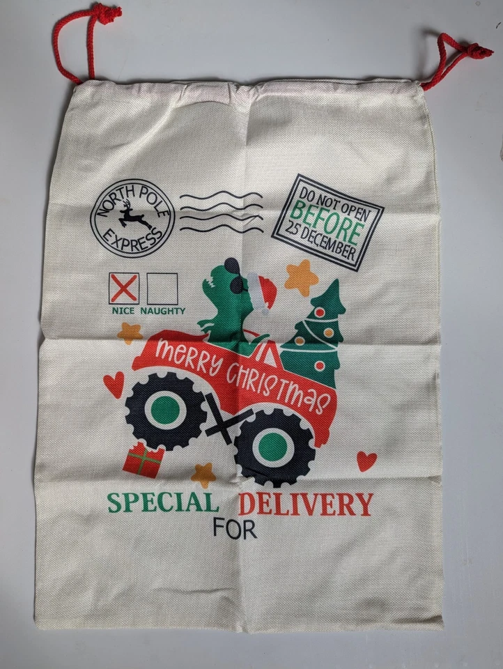 Saco de Papá Noel Navidad grande personalizado Foto 1 de 1