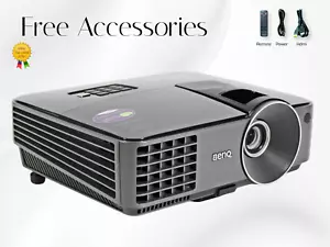 BenQ MX520 DLP Projector 3000 ANSI Gaming HD HDMI 1080p Remote TeKswamp bundle - Picture 1 of 9