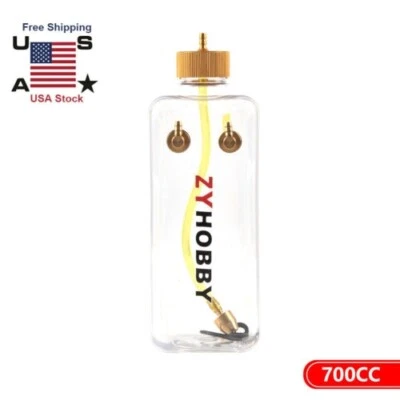 1件装700CC 700毫升透明塑料油箱油箱适用于燃气飞机遥控型号 — 第 1/4 张图片