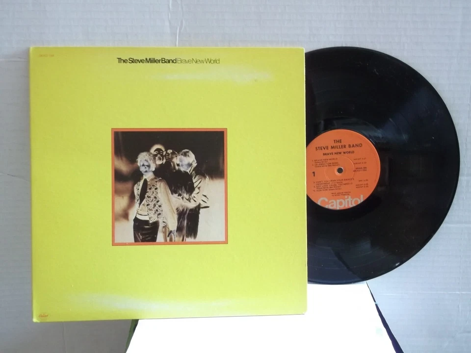 Steve Miller Band,Capitol,"Brave New World",US,LP,stereo,1971 blues rock,Mint- - Image 1 of 1