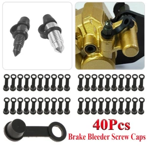 40 piezas 8 mm de goma pinza de freno de motocicleta pinza de pezón sangrado tornillo cubierta de polvo - Imagen 1 de 12