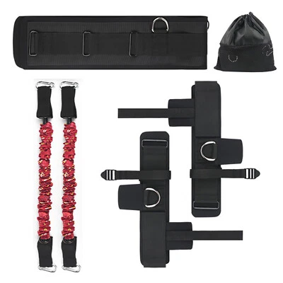 Vertical Jump Trainer Leg Strength Resistance Bands Set for Basketball Z7I7 - Image 1 of 4