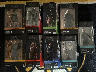 Lote de figuras de acción Hasbro Star Wars The Black Series (¡9 figuras en total!!!) Foto 1 de 4