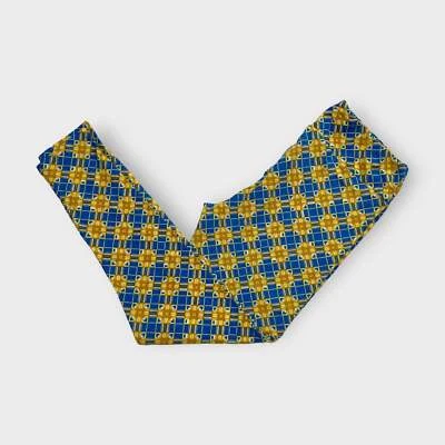 LuLaRoe TC Leggings Women’s New Blue/Gold Plaid Buttery Soft Size 12-18 - Image 1 of 4