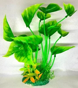 2er Pack - 8" Künstliche Kunststoff Aquarium Dekoration für Aquarium Neu Großer Busch - Bild 1 von 2