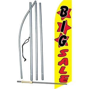Big Sale Yellow Complete Swooper Flag Bundle - Picture 1 of 1