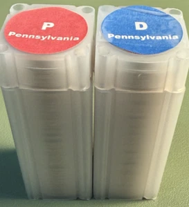 1999-P&D DELAWARE STATE QUARTER UNCIRCULATED ROLLS - Picture 1 of 4