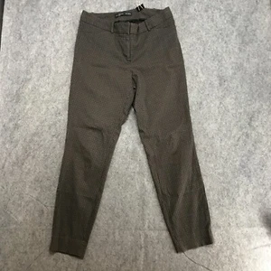 The Limited Pants Womens Size 12 Ideal Stretch Skinny Mid Rise Green Black Check - Picture 1 of 12