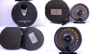 ORVIS Clearwater Flyfishing 5/6  Reel & Clearwater Fly  Line & L.L. Bean Case - Picture 1 of 12