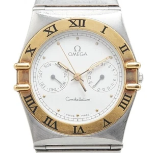Omega Constellation Watch Quartz White Working - Picture 1 of 10