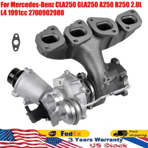 Turbocharger for Mercedes Benz GLA250 CLA250 A250 B250 2.0 L 1991CC Turbo RHF4 - Picture 1 of 11