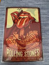 PLAQUE METALLIQUE *THE ROLLING STONES* it's only rockn'roll but i like it 