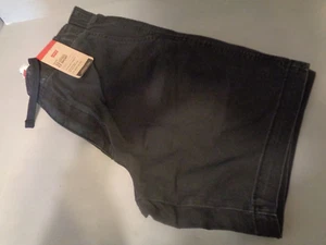 Men's Levi's XX Chino EZ Elastic Waistband Shorts Black Sizes Comfy! Stretch - Picture 1 of 4