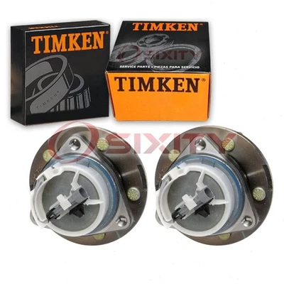 Conjunto de buje de cojinete de rueda delantera Timken de 2 piezas para Cadillac STS kv 2005-2011 Foto 1 de 4