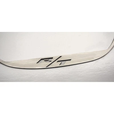 Espejo retrovisor lateral de acero inoxidable cepillado con 'R/T' para Dodge Challenger 08-19 Foto 1 de 4