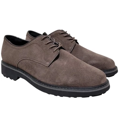 INC INTL Concepts Men Callan Lace Up Derby Oxfords Size US 8M Brown Suede - Image 1 of 4