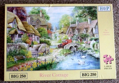 JIGSAW by THE HOUSE of PUZZLES (RIVER COTTAGE) BIG 250 PIECES/USED/ALL COMPLETE - Image 1 of 4