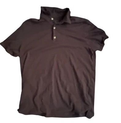 Polo uomo Fresh Clean taglia XL nera manica corta casual misto cotone - Immagine 1 di 2