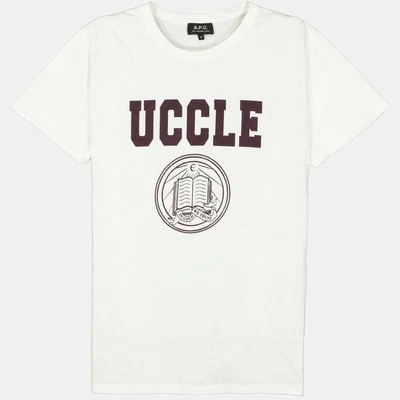 A.P.C. White Men's Tshirt Size M / Size M / Mens / White / Cotton / RRP £90.00 - Image 1 of 4