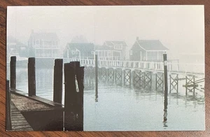 Postcard - Chrome Mirage The Far-Away Island Nantucket, Massachusetts MA - Picture 1 of 2