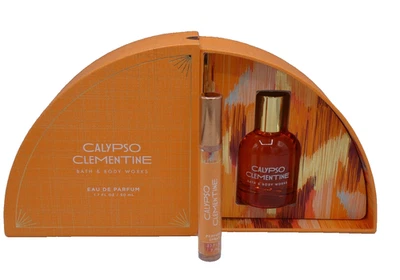 Perfume BATH & BODY WORKS CALYPSO CLEMENTINE 1,7 OZ + EAU DE PARFUM SPRAY (PAQUETE DE 2) NUEVO Foto 1 de 4