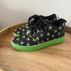 Genuine Heelys X Minecraft Shoes Skates Size 4 / 36.5 - Picture 1 of 8