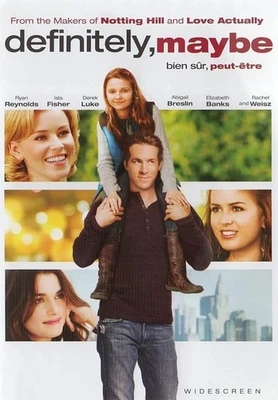 Definitely, Maybe Movie Poster, Ryan Reynolds Isla Fisher Comedy Film Wall Decor - Image 1 of 4