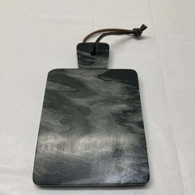 "Tabla de cortar/queso de mármol negro Mud Pie 6"" x 5""" Foto 1 de 4