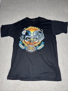 Vintage 1995 Superbowl XXX Single Stitch T Shirt Salem Sportswear XL USA - Picture 1 of 5