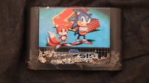 Sonic the Hedgehog 2 (SEGA Genesis, 1992) - Game Only, Ripped Label - TESTED - Picture 1 of 4