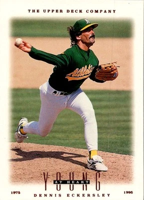1996 Upper Deck #101 Dennis Eckersley Young At Heart - Image 1 of 2