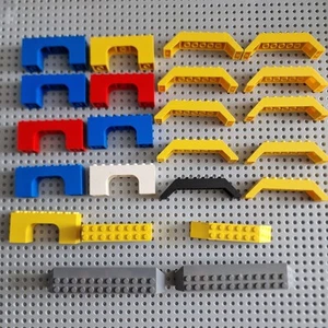 LEGO piedra de arco piedra de puente bloque de construcción 23 piezas 30180 4743 30296 R4/P2 - Imagen 1 de 1